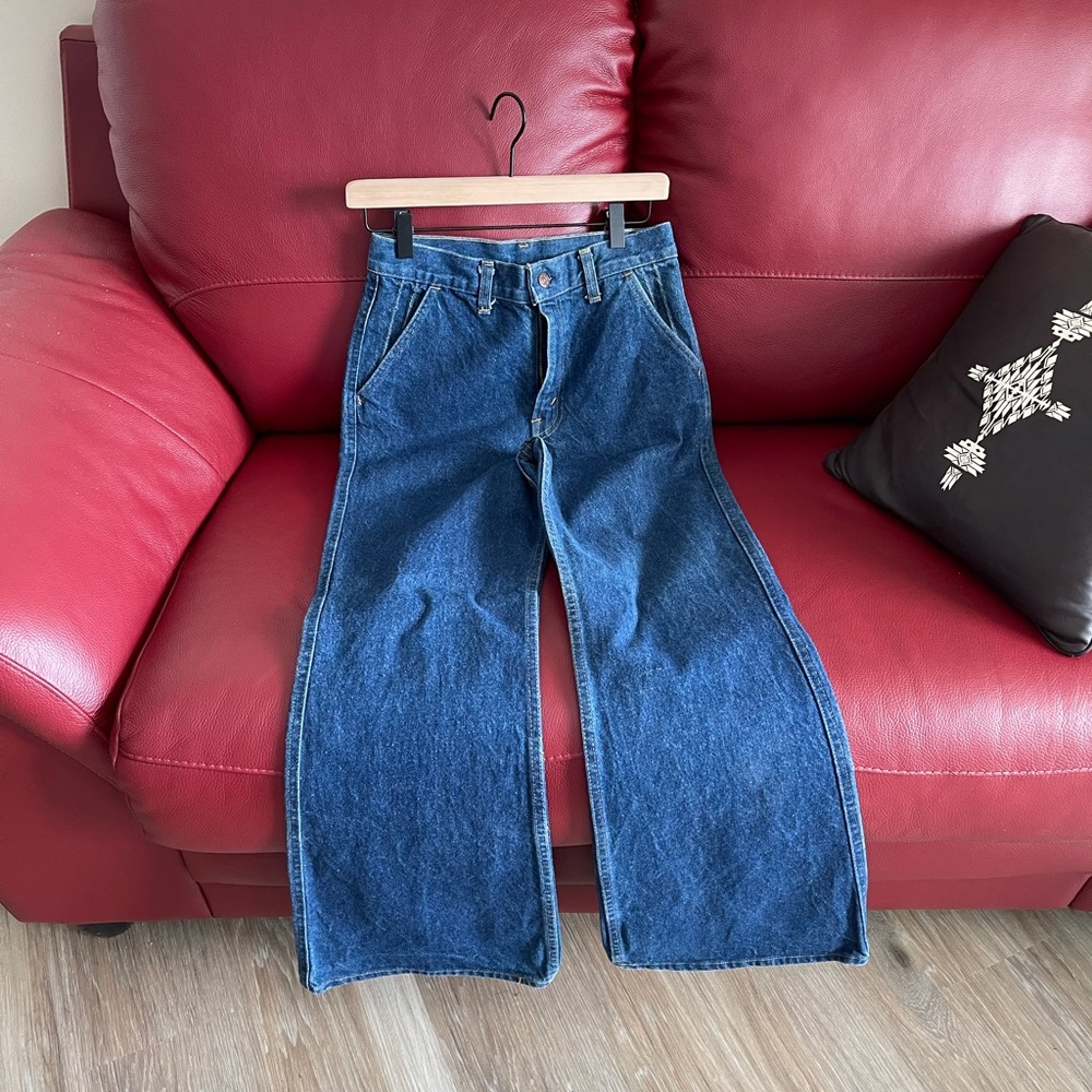 Vintage Orange Tab Levi’s Flare Jeans